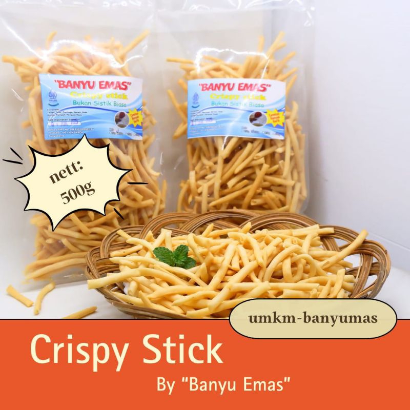 

Banyu Emas Crispy Stick | Cemilan Renyah Gurih 500g