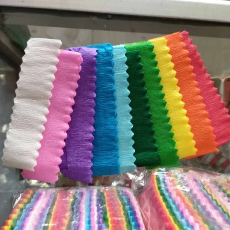 

Kertas Krep Warna Warni Kertas Hias Dekorasi/Crepe Paper