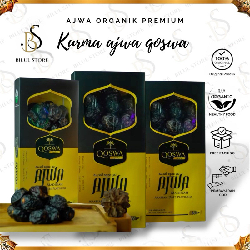 

KURMA AJWA ORGANIK PREMIUM 500gr