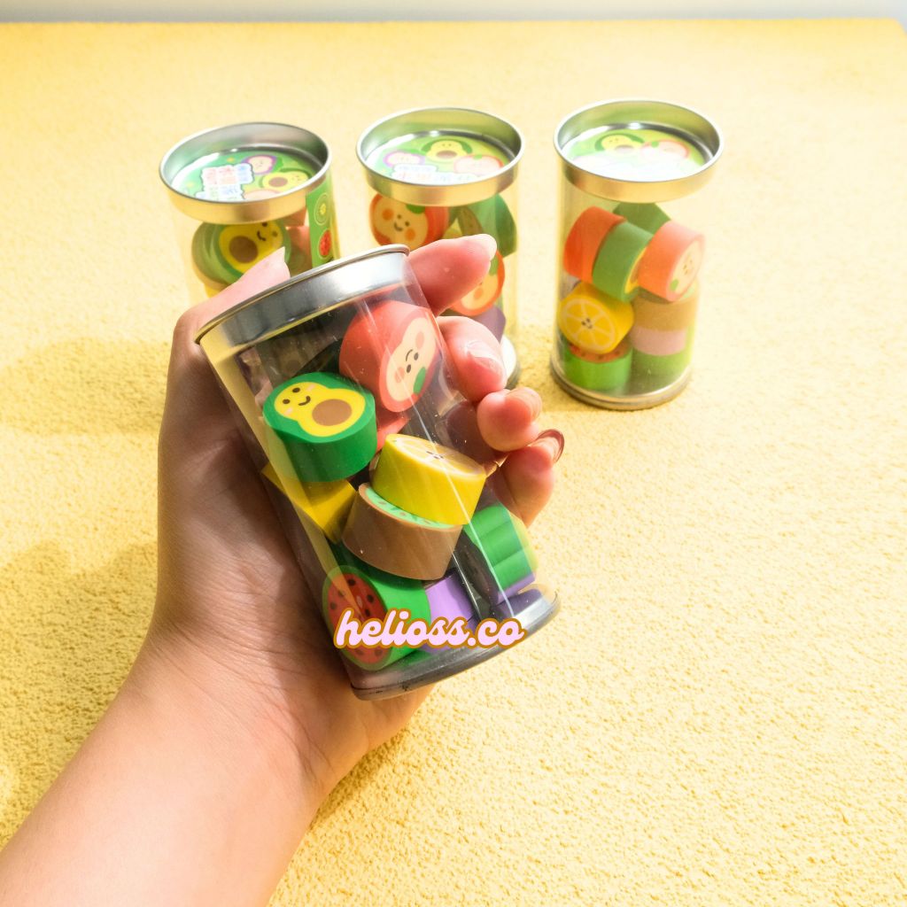

PENGHAPUS BENTUK BUAH PENGHAPUS MINI KECIL SMALL KARAKTER BUAH FRUIT FRUITY PENGHAPUS KALENG ANAK LUCU TERMURAH HELIOSS.CO