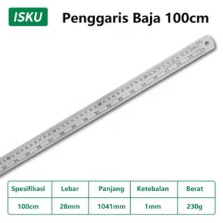 

Penggaris Stainless 100 cm