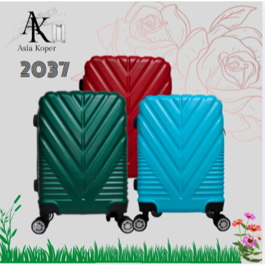 KOPER TIPE 2037 22 INCH KOPER POLO FANS KOPER ABS KOPER BAGASI KOPER UMROH KOPER KEREN