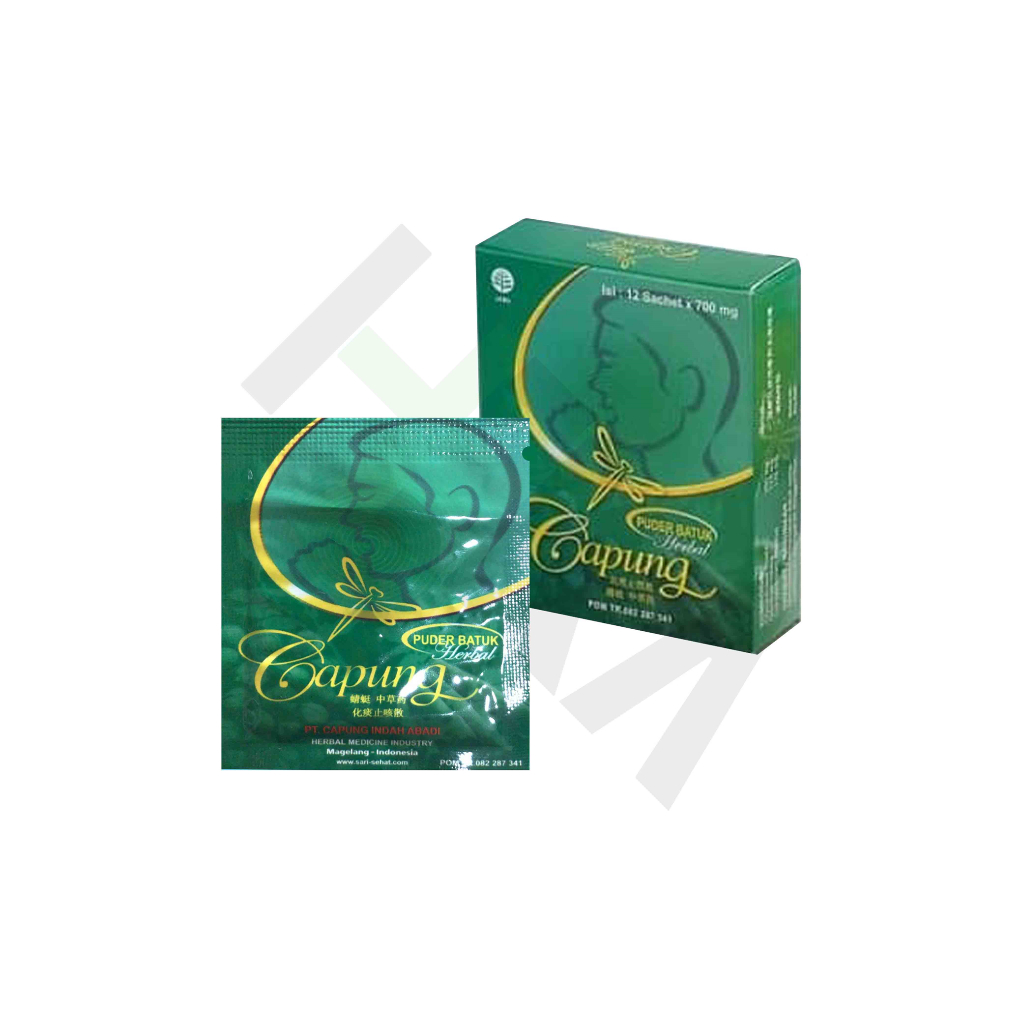 

Puder Batuk Cap Capung Box isi 12 Sachet - Obat Batuk Herbal [Majapahit]