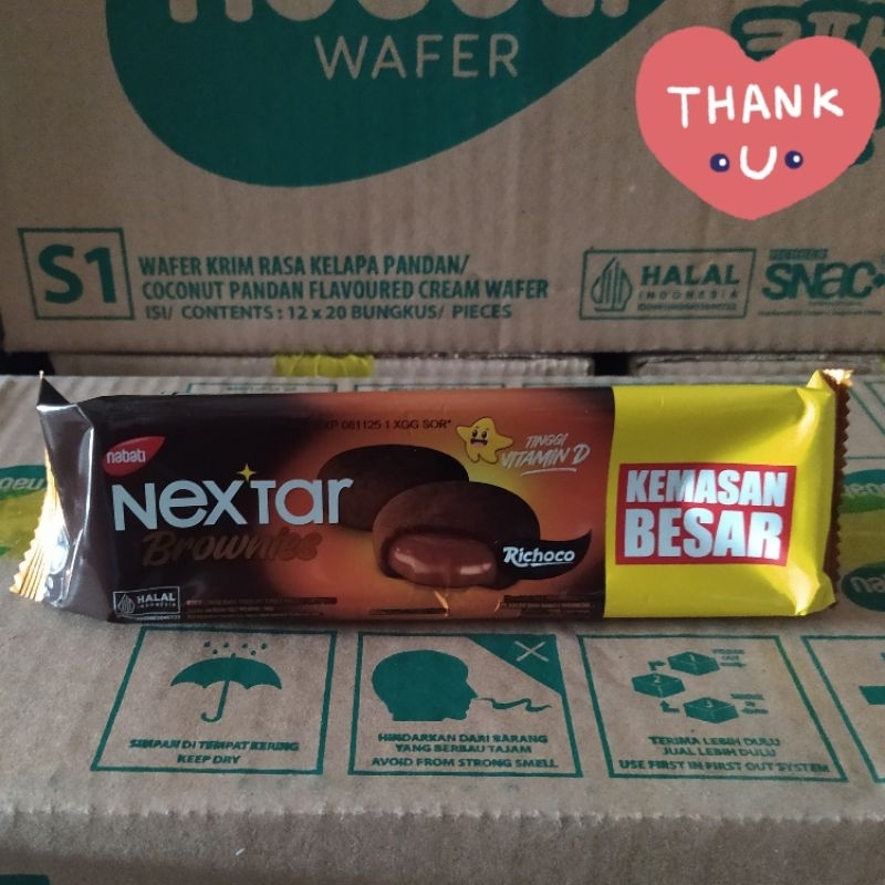 

NEW " NEXTAR BROWNIES 90 Gr 1 CARTON