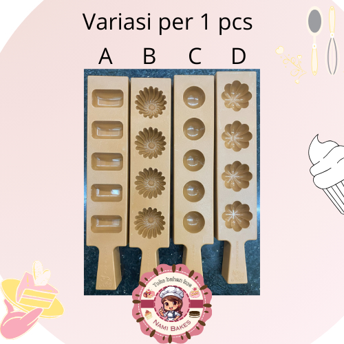 Cetakan Malaysia Kue Nenas Nastar Kue Bangkit