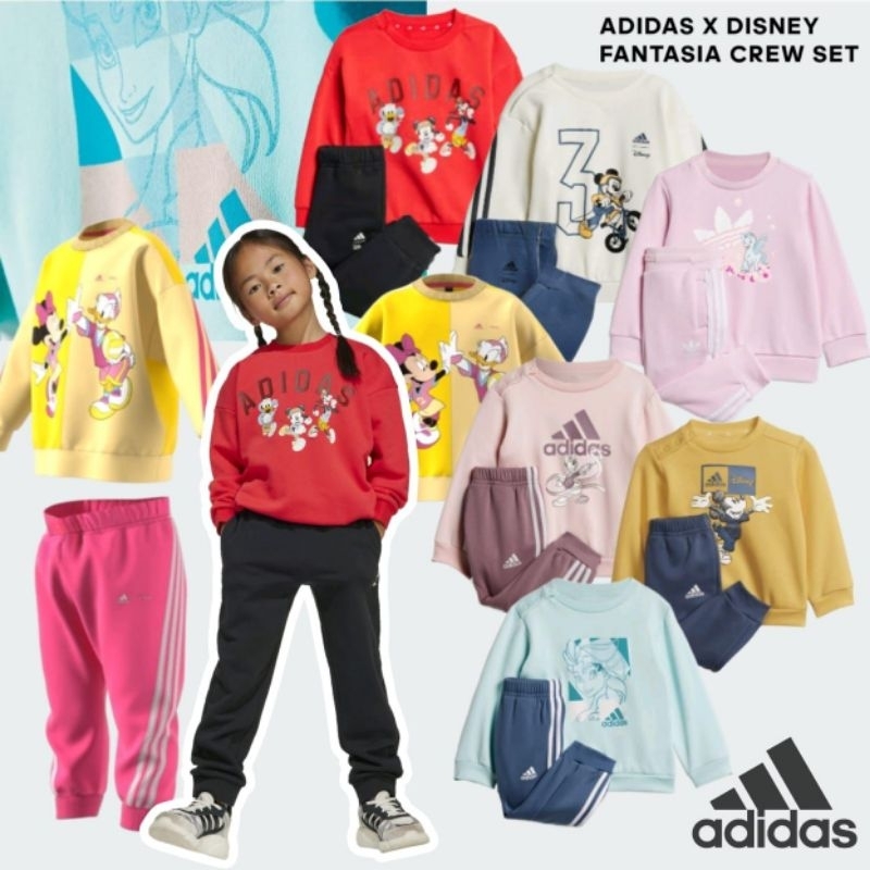 B637 SWEATSET ONESET ADIDONG BANYAK KARAKTER MICKEY FROZEN BRANDED CMT