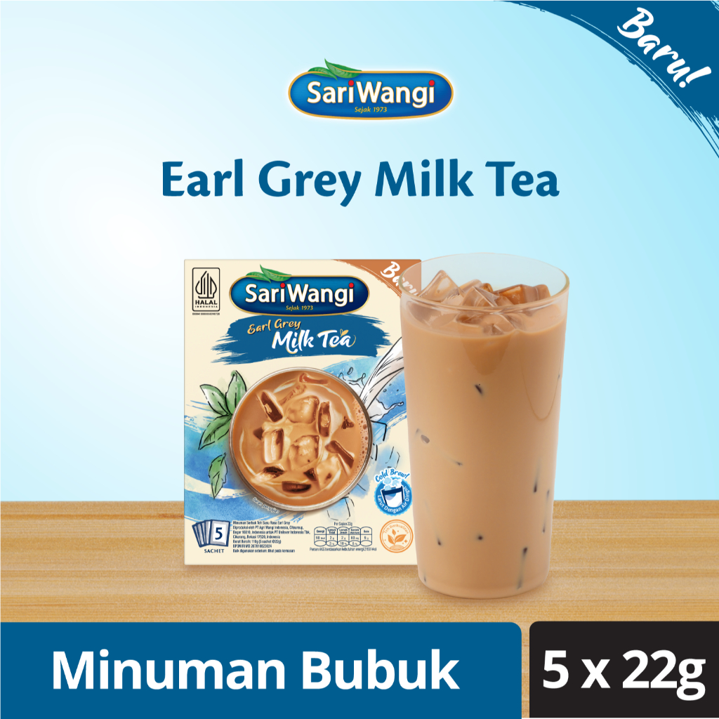 

SARIWANGI EARL GREY MILK TEA 110G