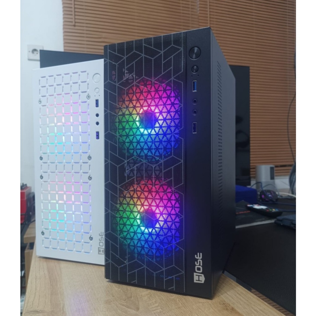 Casing PC Gaming Hose ORIION Free 2 FAN RGB Include PSU