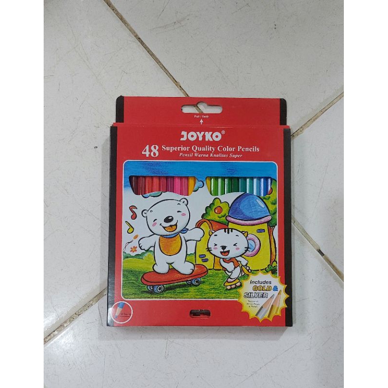 

(1 Pcs) PENSIL WARNA JOYKO 48 WARNA PANJANG