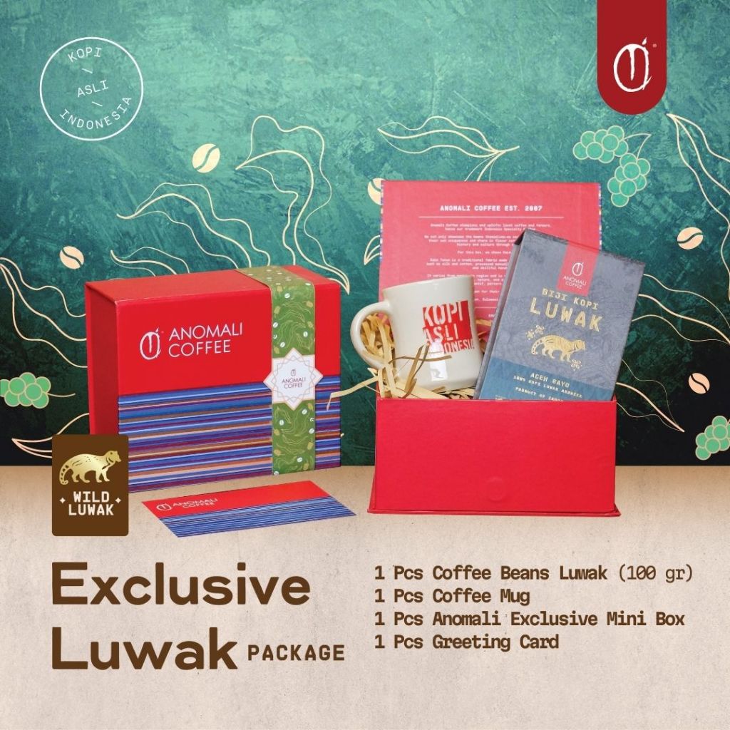 

Anomali Coffee Exclusive Mini Package Luwak Coffee Beans Hampers