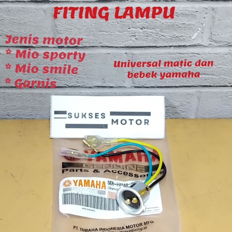 fiting piting viting lampu depan yamaha mio sporty mio smile garnis fino all matic dan bebek yamaha