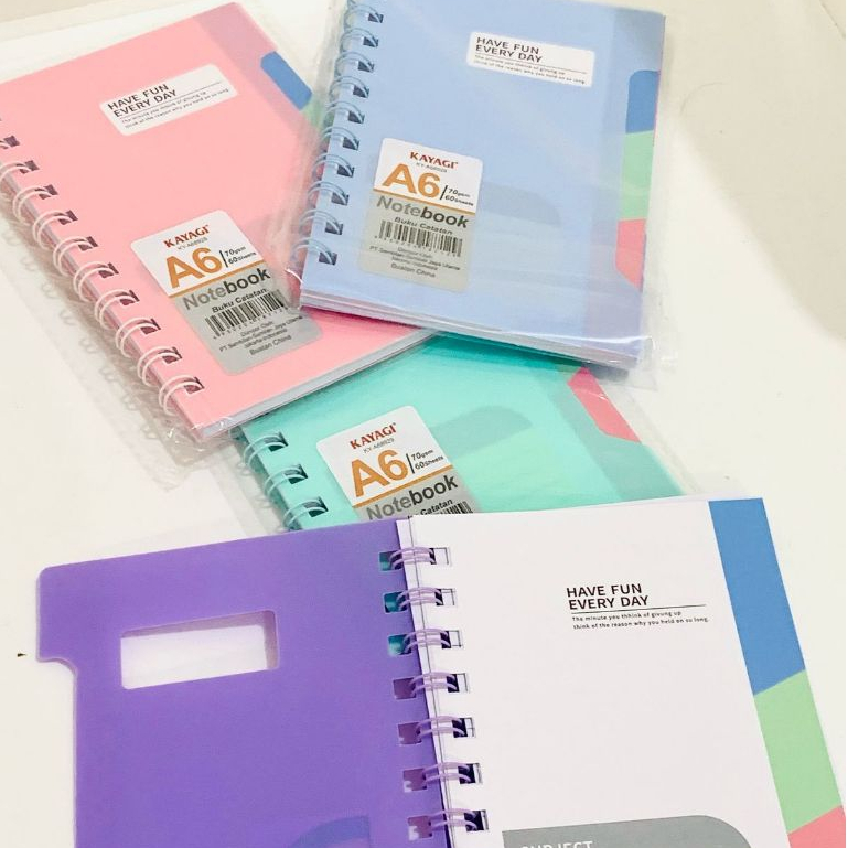 

Diary Spiral A6 Office Warna 60 Lembar KY-A68929 / Notebook A6
