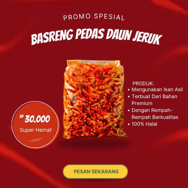 

Cemilan Bakso Viral | Bakso Goreng Pedas Daun Jeruk 1kg