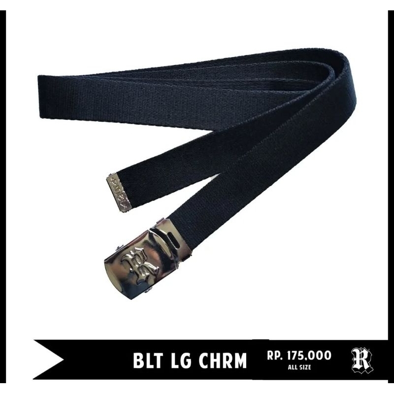 SABUK RUMBLE  WB R LOGO CRHOME / BLT LG CHRM / SABUK / IKAT PINGGANG / BELT / SABUK COWOK