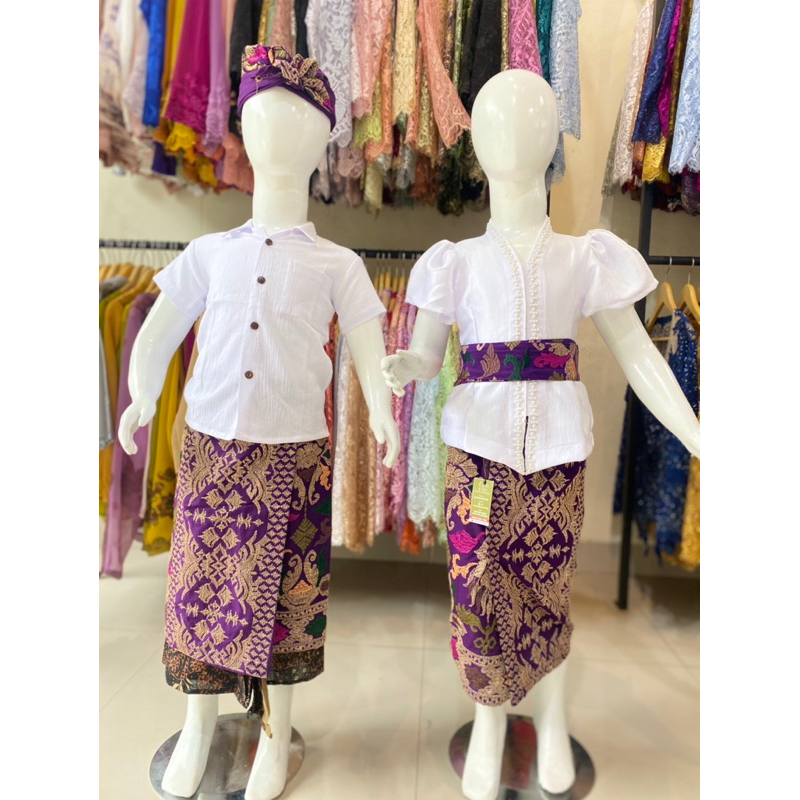 kebaya sifon anak pendek
