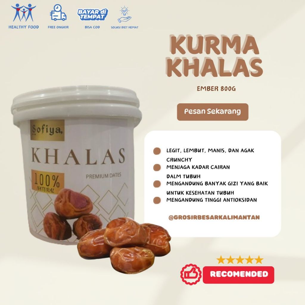 

COD 800 GRAM KURMA EMBER SOFIYA KHALAS MESIR GOLDEN VALLEY SAFIYA