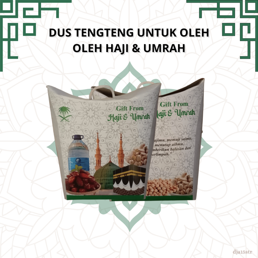 

1 pack isi (50 pcs ) dus teng teng atau dus oleh oleh haji