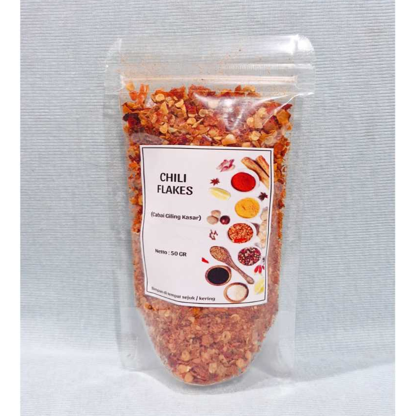 

Chili Flakes / Cabai Giling Kasar (50 gr)