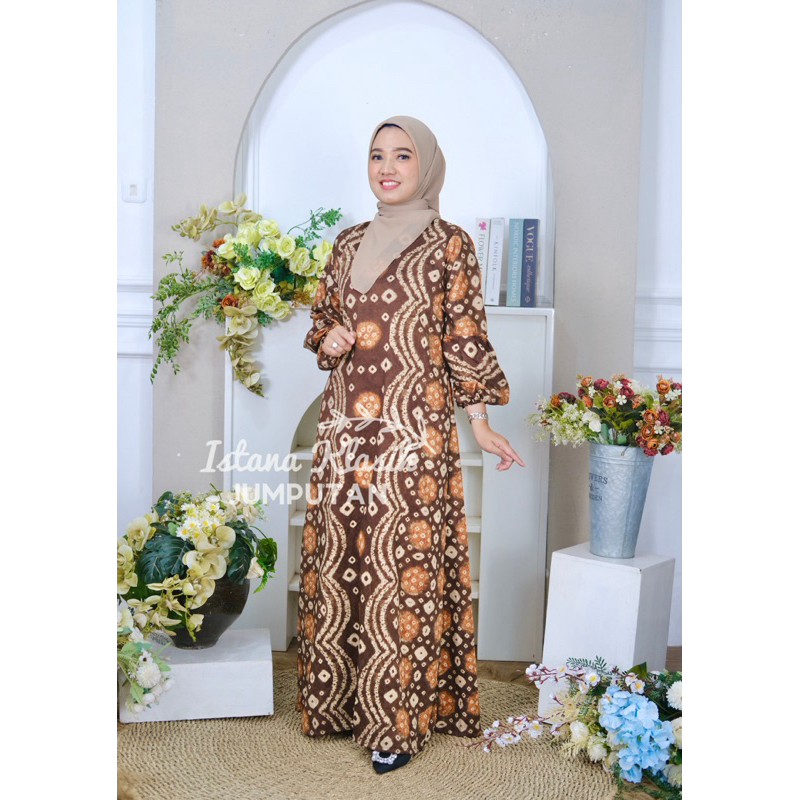 GAMIS JUMPUTAN PALEMBANG RAUDHAH GAMIS JUMPUTAN DRESS JUMPUTAN GAMIS JUMPUTAN RAYYA DRESS JUMPUTAN K