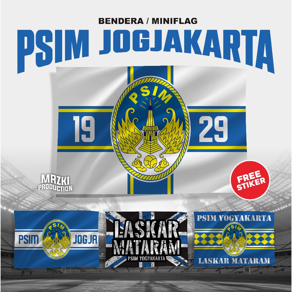 BENDERA SATIN ULTRAS PSIM JOGJAKARTA | BENDERA CASUAL LASKAR MATARAM | BENDERA KAIN PSIM