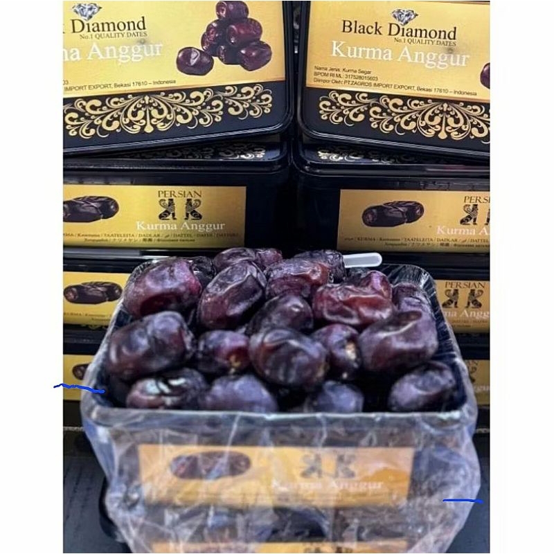 

Kurma Bam Black Diamond 550gr Kurma Anggur Premium 550 gr Exp Terbaru