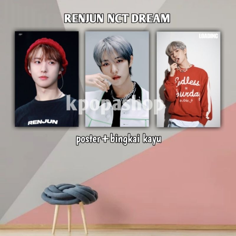 POSTER KPOP RENJUN NCT DREAM hiasan dinding ukuran jumbo POSTER DINDING POSTER AESTHETIC