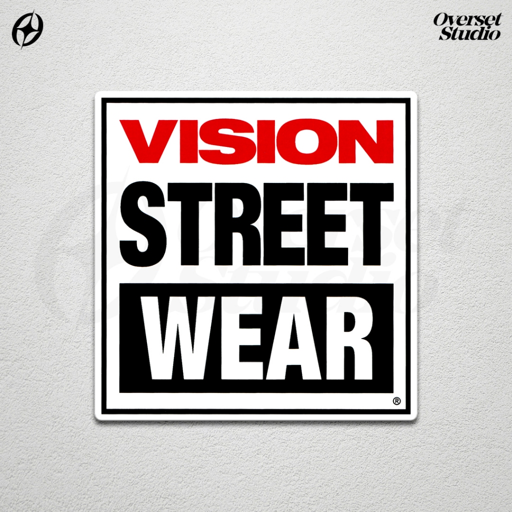 

(GRATIS ONGKIR & COD) Sticker Vision Street Wear / Stiker Brand Logo VSW Skateboards Hypebeast / Sticker Vinyl Glossy / Sticker Aesthetic / Sticker Band / Stiker Brand Lokal / Stiker Satuan / Sticker Custom / Sticker Helm / Stiker Tumbler