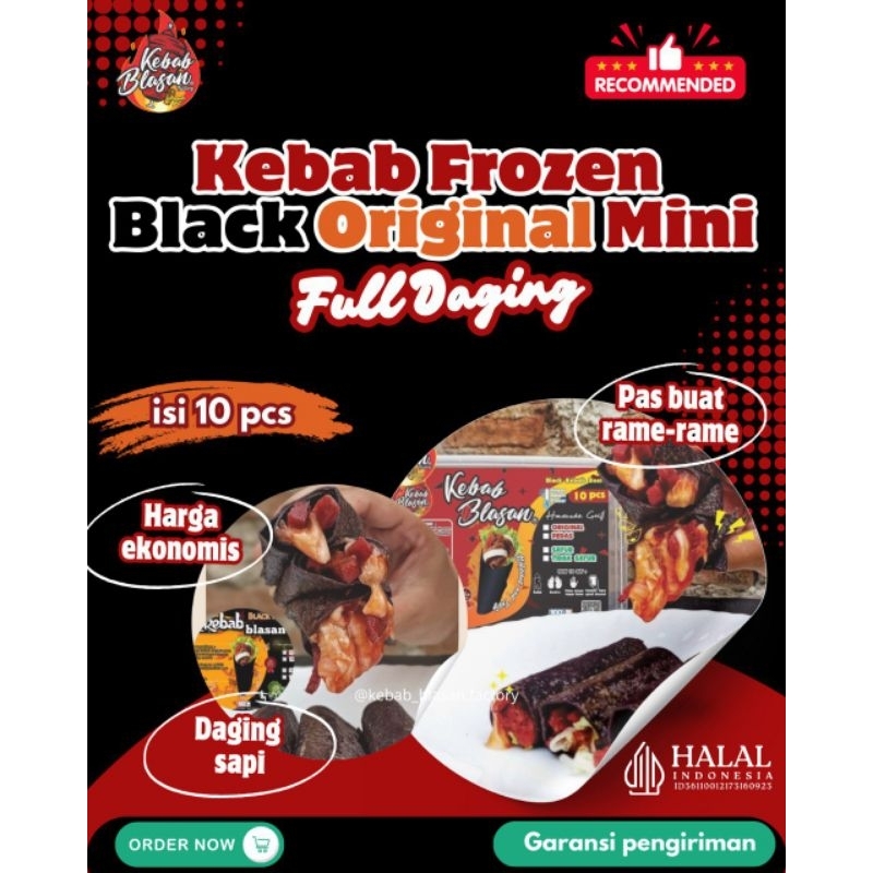 

KEBAB BLACK BEEF MINI ISI 10