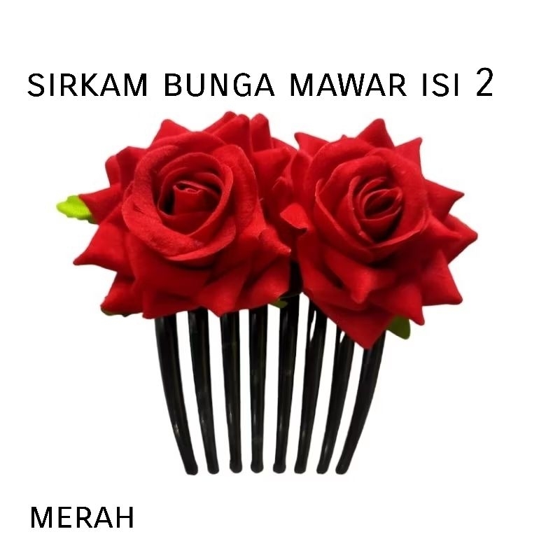 Sirkam bunga mawar bludru/sirkam mawar isi 2
