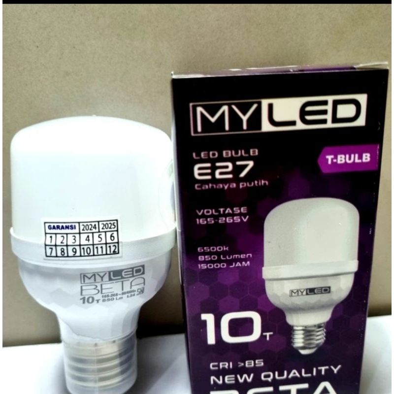 LAMPU LED MYLED BETA 10WATT/10T CAHAYA PUTIH