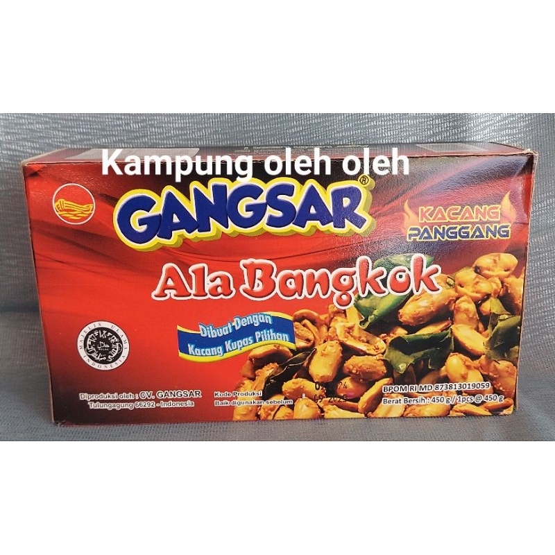 

kacang panggang ala bangkok merk gangsar 450gram