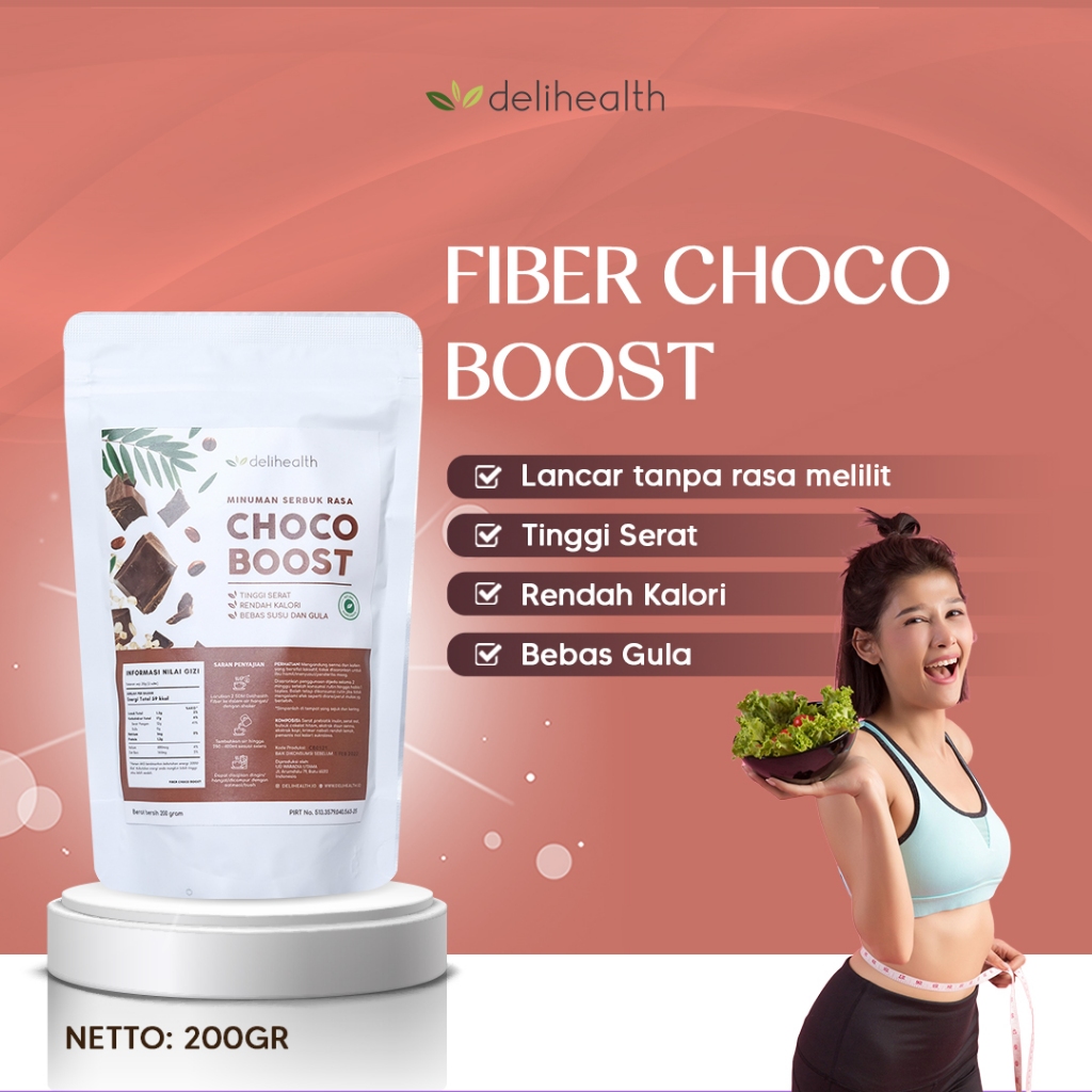 

Delihealth Fiber Choco Boost 200gr