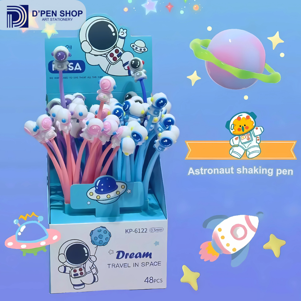

Pulpen Elastis Goyang Pulpen Kepala Goyang PULPEN BONEKA 3D KARAKTER Pen Astronot Shaking Lucu Bolpoin Unik Tema Luar Angkasa Bolpen Kepala Swing