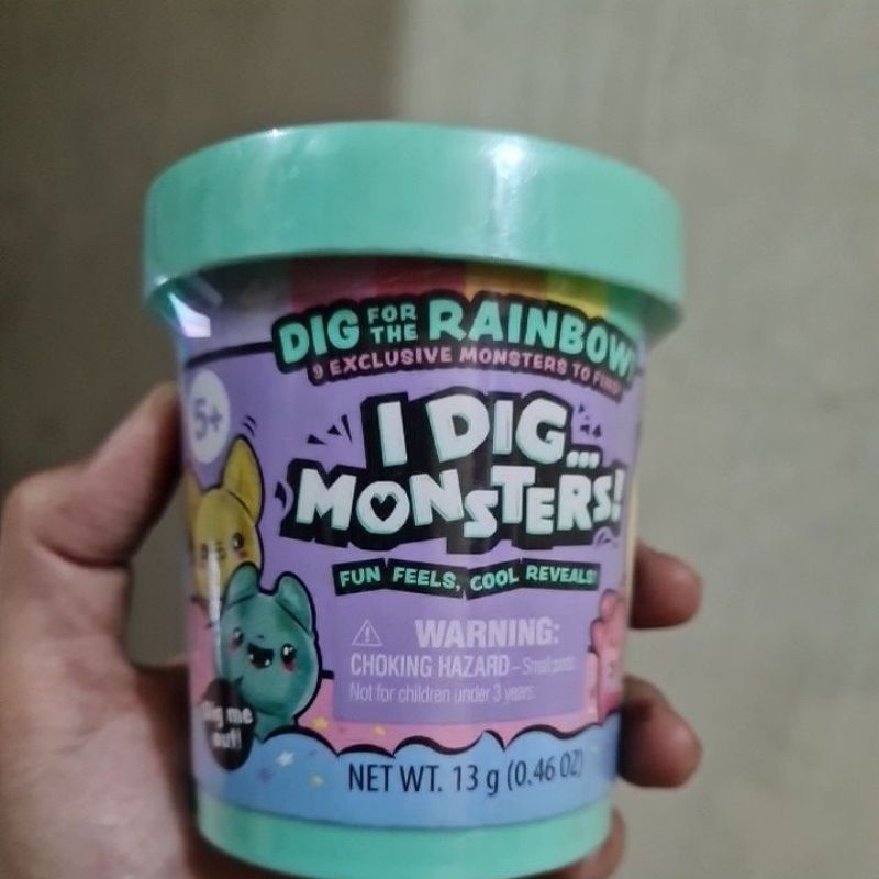 I dig monsters fun feels cool reveals dig for the rainbow