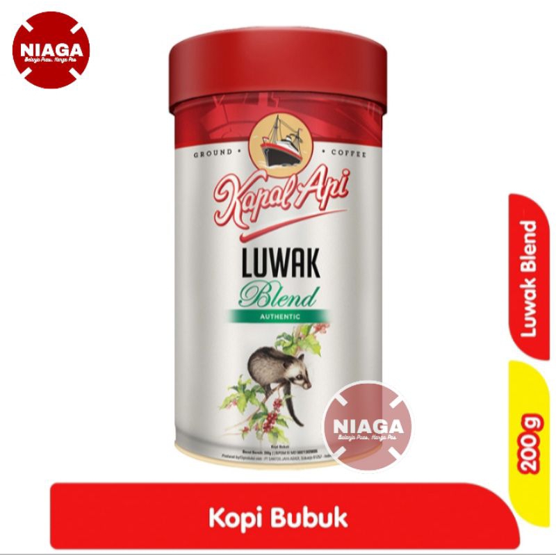 

Kapal Api Bubuk Luwak Blend 200gr