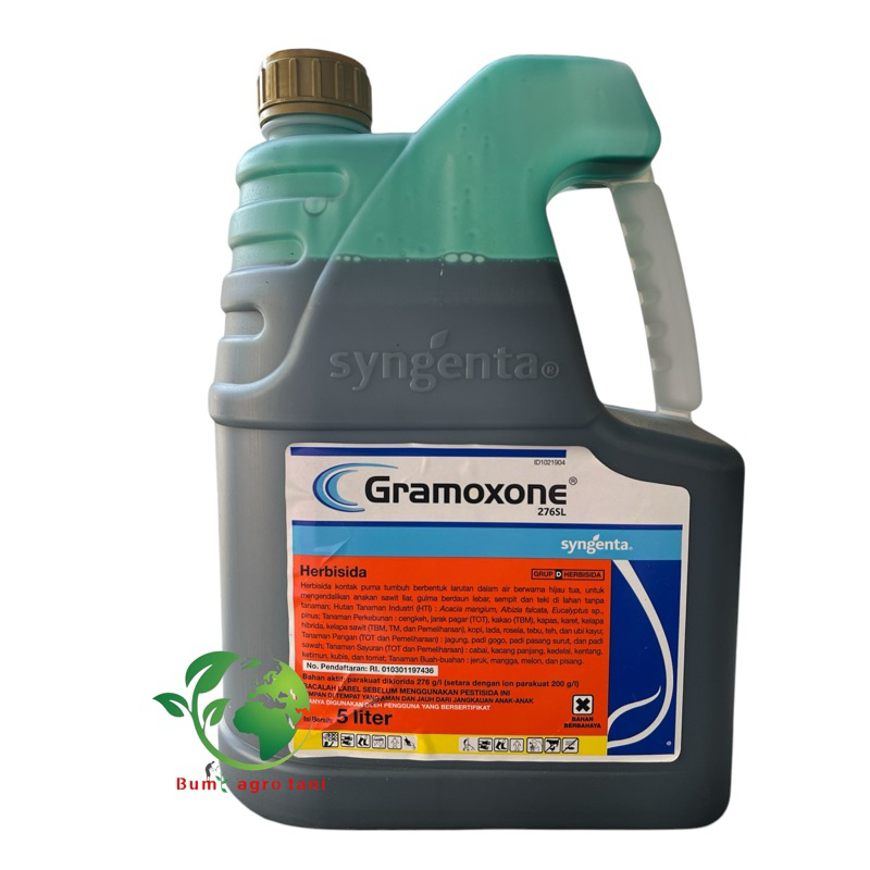 Gramokson - Gramoxone 276 SL 5 Liter Herbisida Pembasmi Rumput Gulma 5L