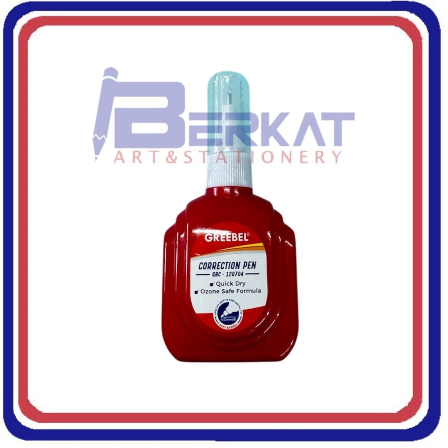 

Tip Ex Cair / Correction Pen Merah GREEBEL GBC 120704