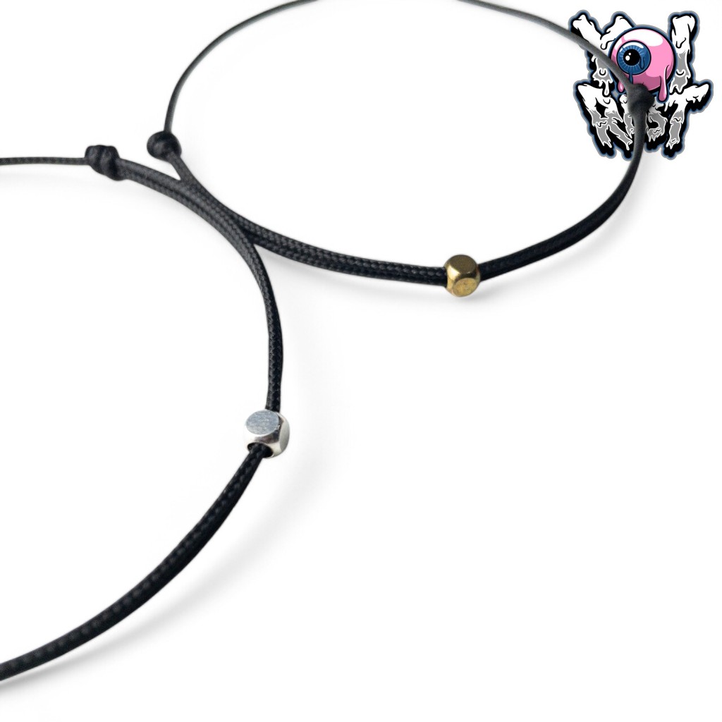 YOiRust Gelang Couple Hitam Premium Paracord 1.2mm Adjustable