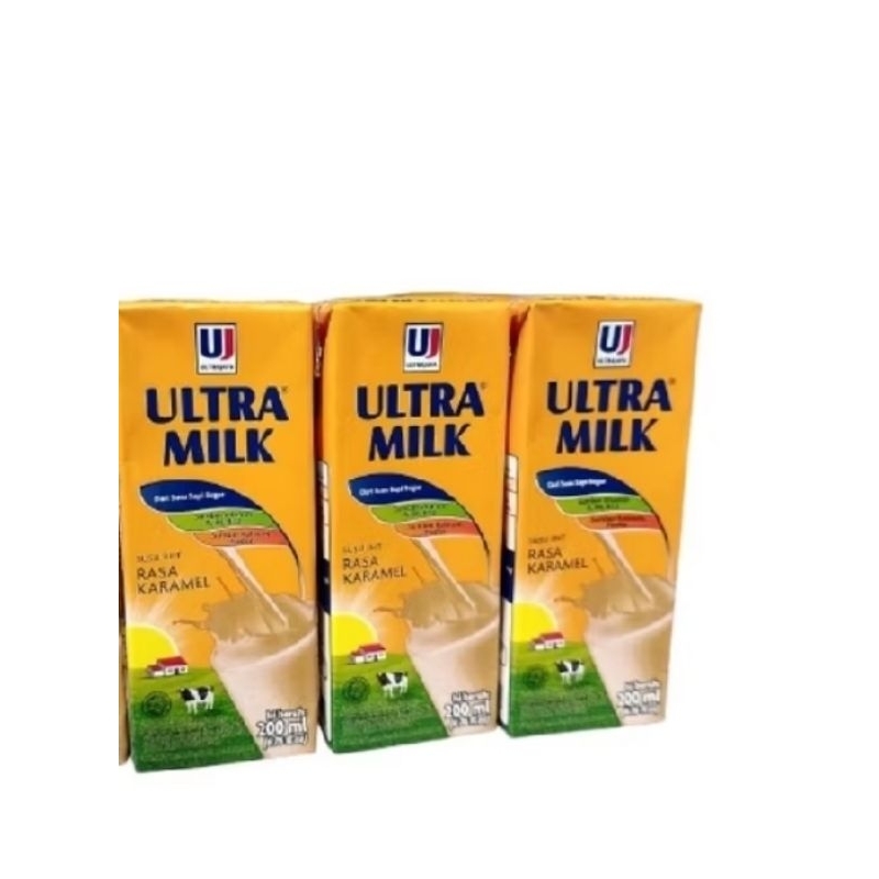 

Ultra milk Rasa karamel @200ml x 3 pcs