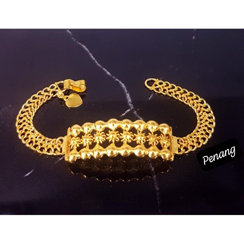 Gelang Matahari Replika Emas 24k Penang, Cocok pake Kondangan