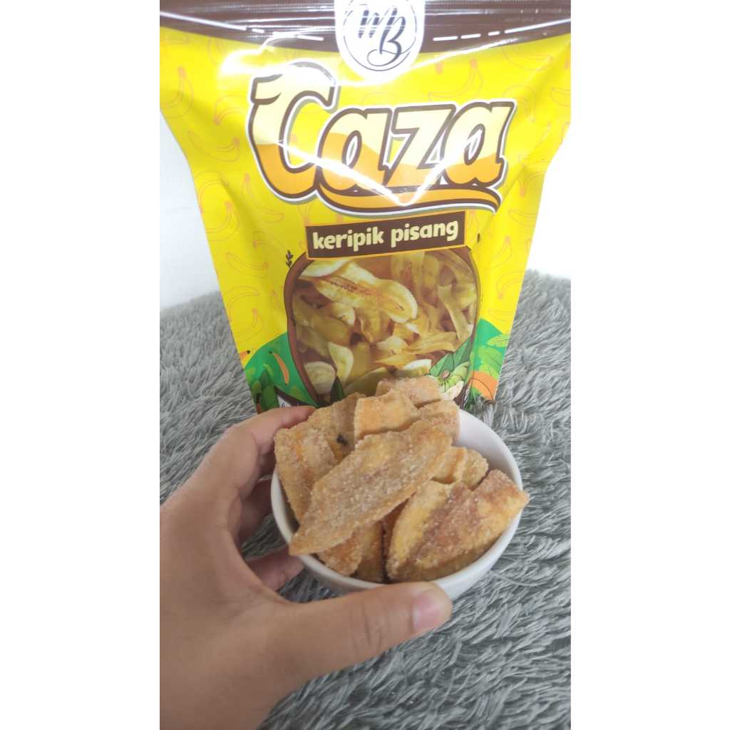

CAZA keripik pisang kepok rasa keju khas lampung 100-200 gr