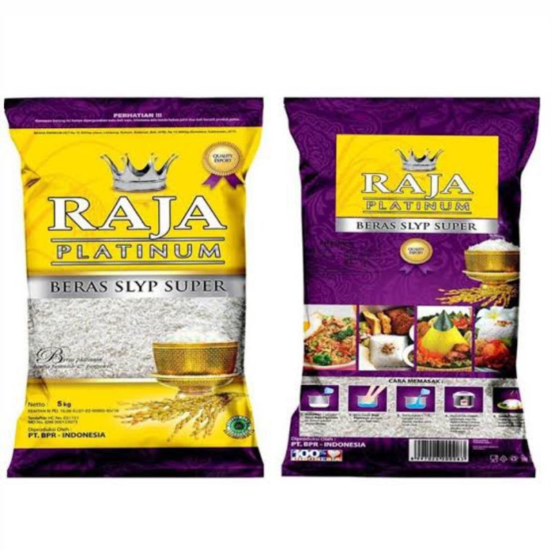 

Beras raja platimum 5kg