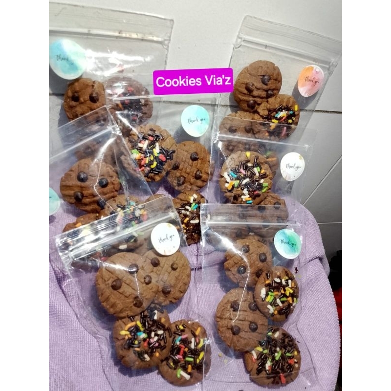 

Cookies Via'z , biskuit Coklat 10pck , Cookies Choco.