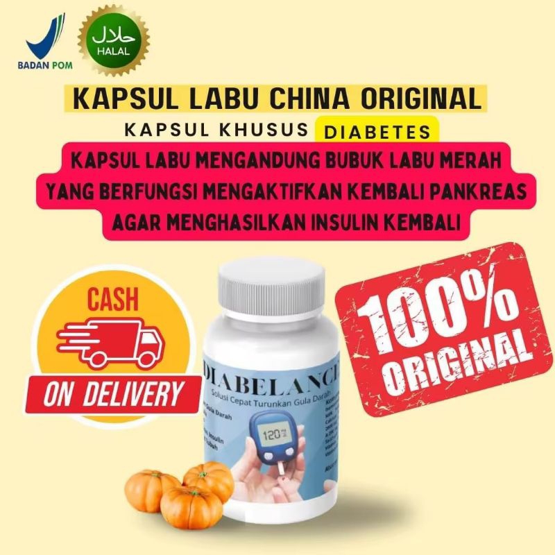 Kapsul Labu Cina Obat Diabetes