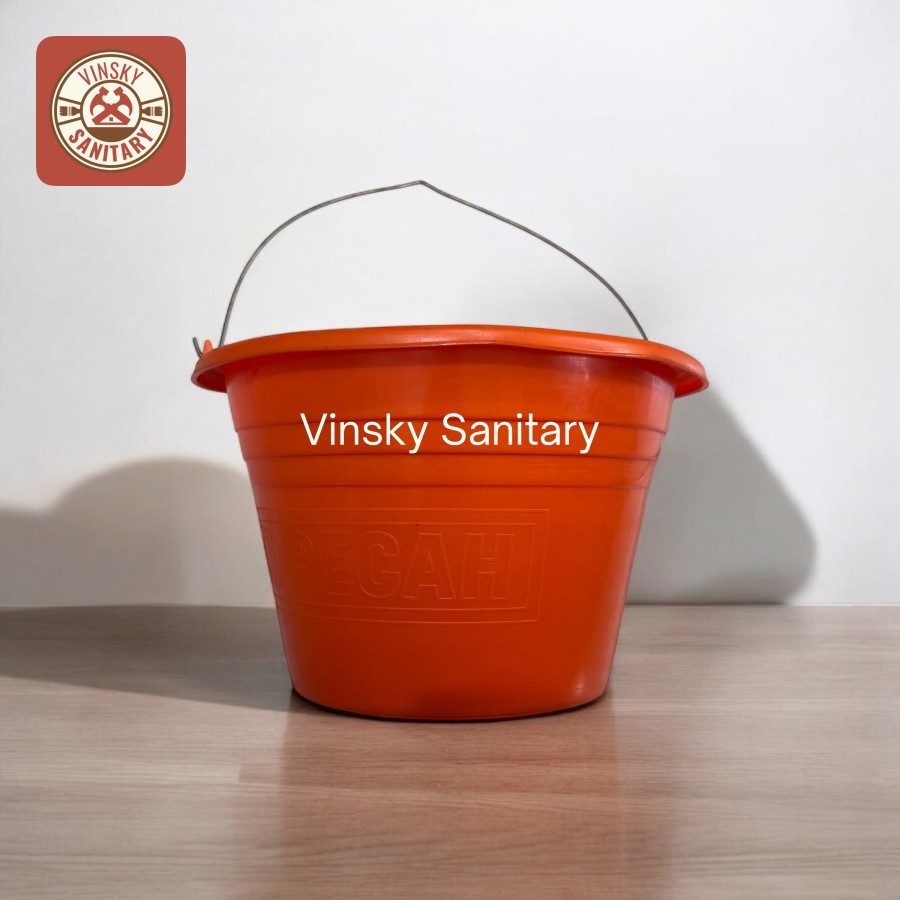 Ember Cor Orange ANTI PECAH 26 cm / Ember Semen Pasir Tebal