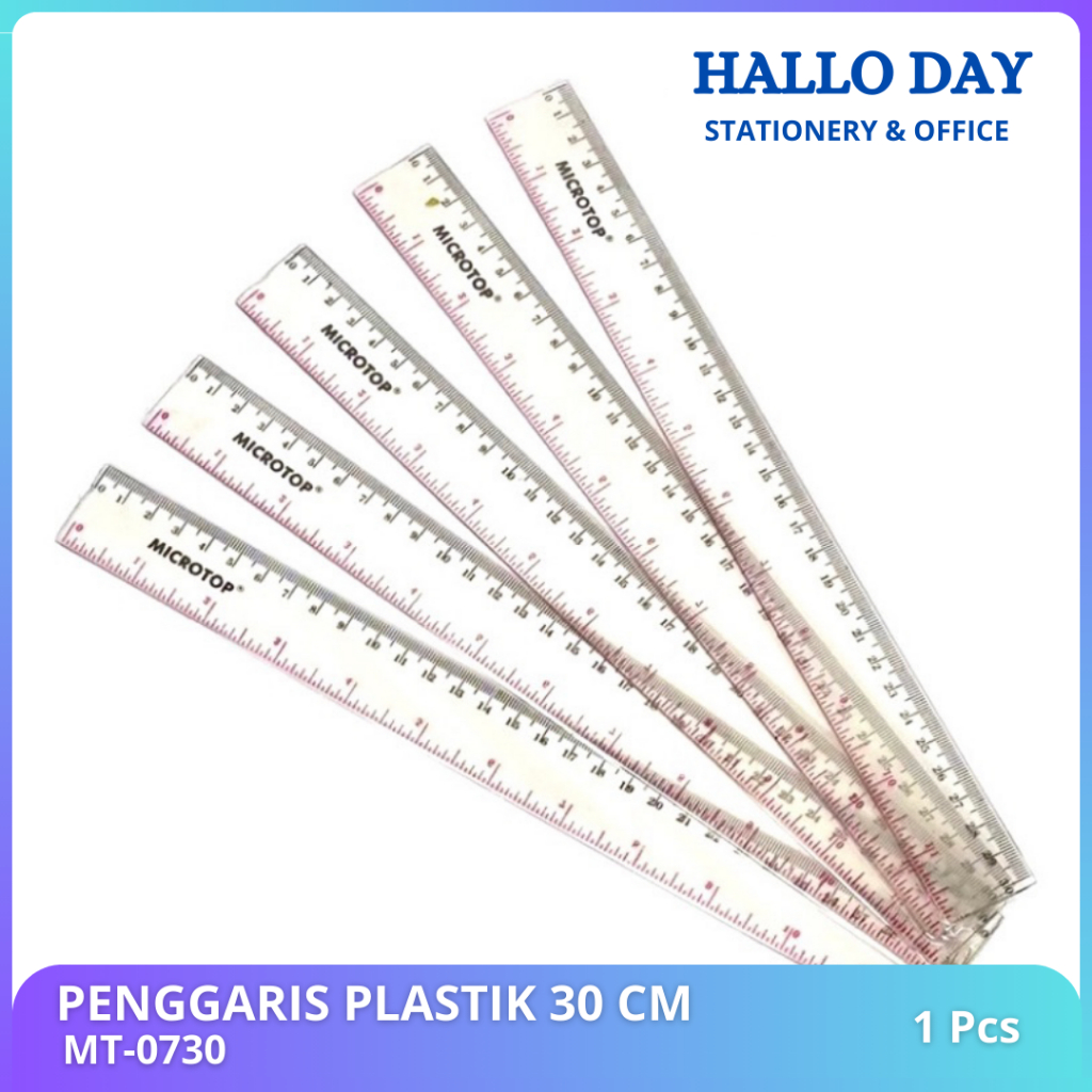 

HD Penggaris 30 cm Plastik / Penggaris Sekolah / Penggarisan