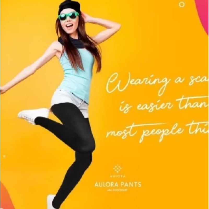 Aulora pants women black/beige legging kesehatan ori