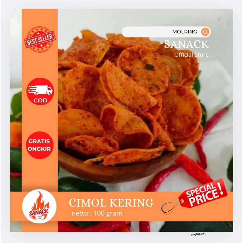 

MOLRING 100 gr (cimol kering) khas tasikmalaya