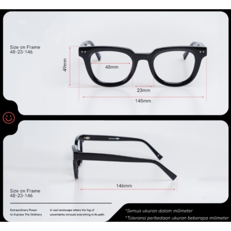PROMO KACAMATA NAJIO - SUNYATA COLLETION ( RECTANGLE )
