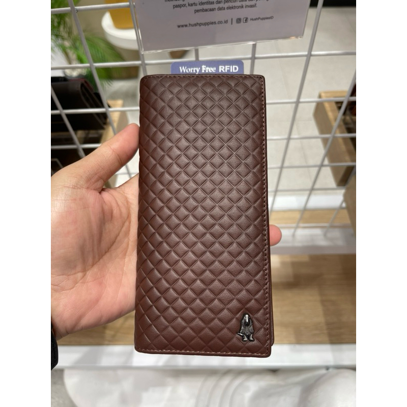 Dompet Panjang Pria Hush Puppies Original - Leather & RFID - Scottie
